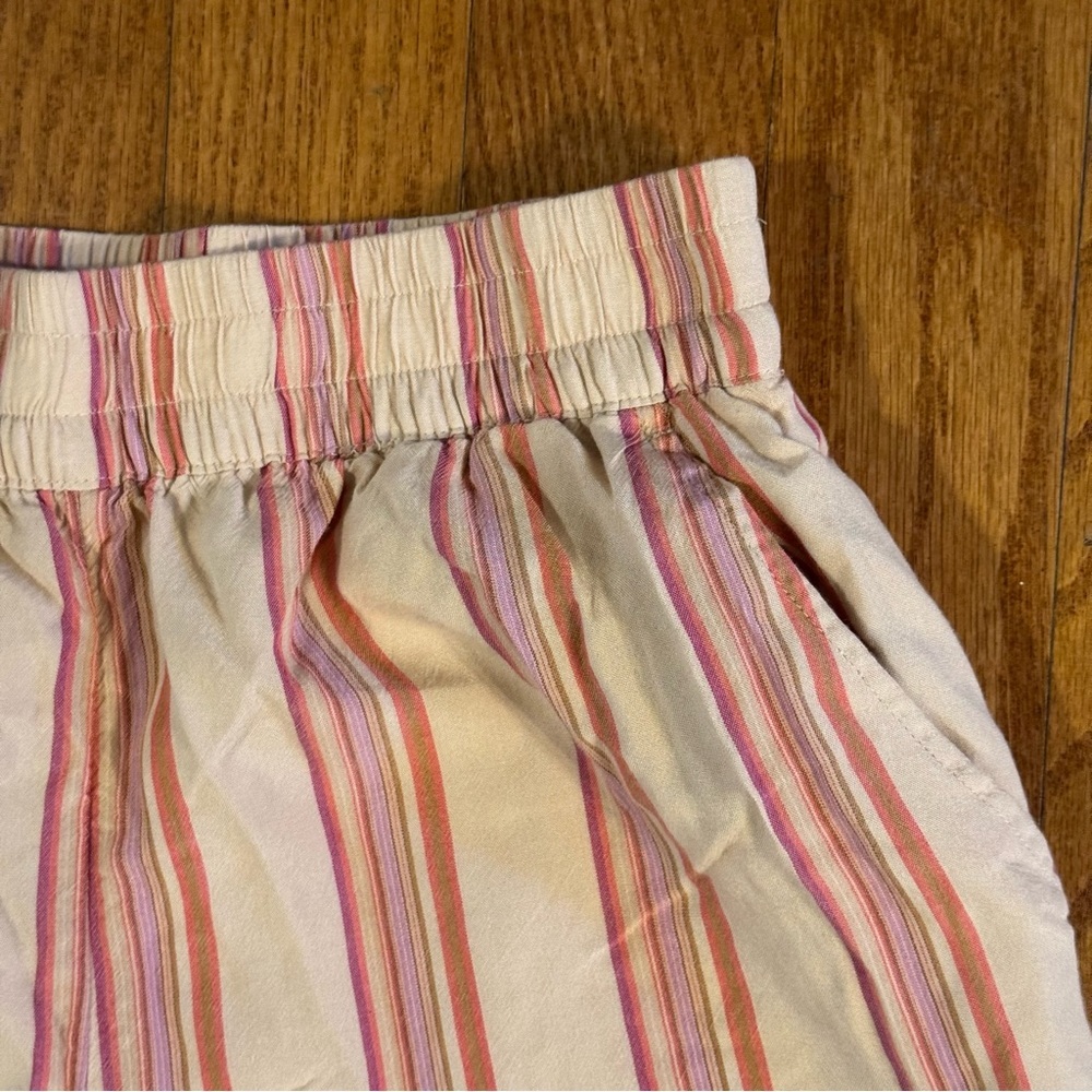 American Eagle Outfitters Pink and Cream Striped Pants Womens Size S - Picture 5 of 6